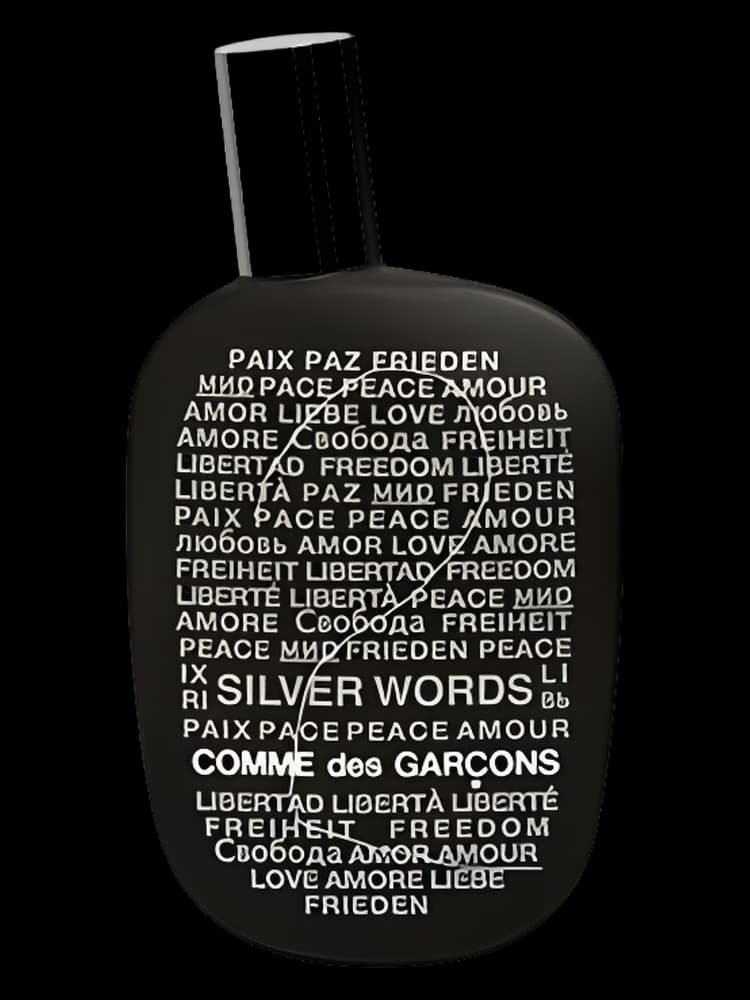 Comme des Garcons 2 Silver Words