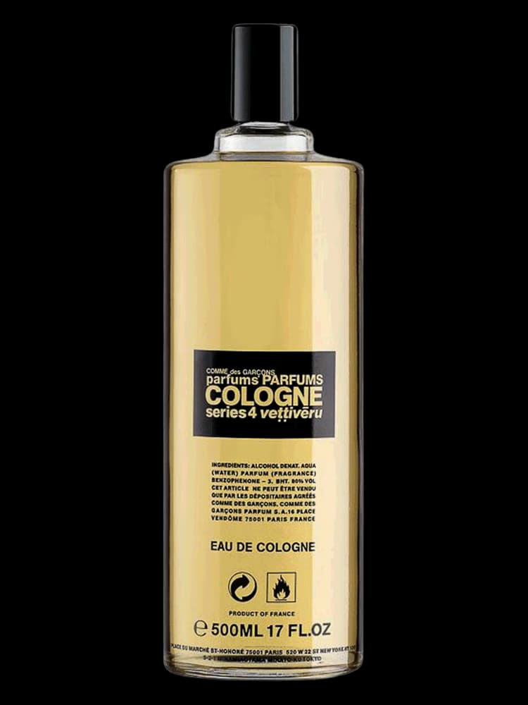 Comme Des Garcons Series 4 Cologne : Vettiveru