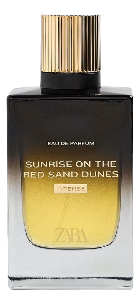 Sunrise on the Red Sand Dunes Intense